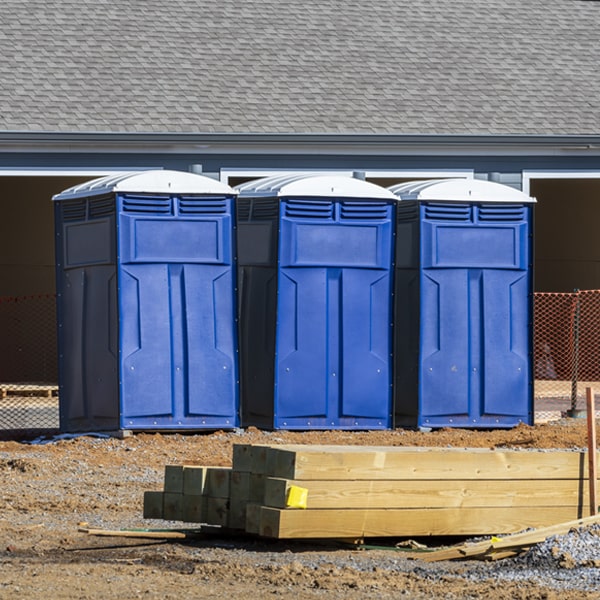 are there any restrictions on what items can be disposed of in the portable restrooms in Seneca Falls